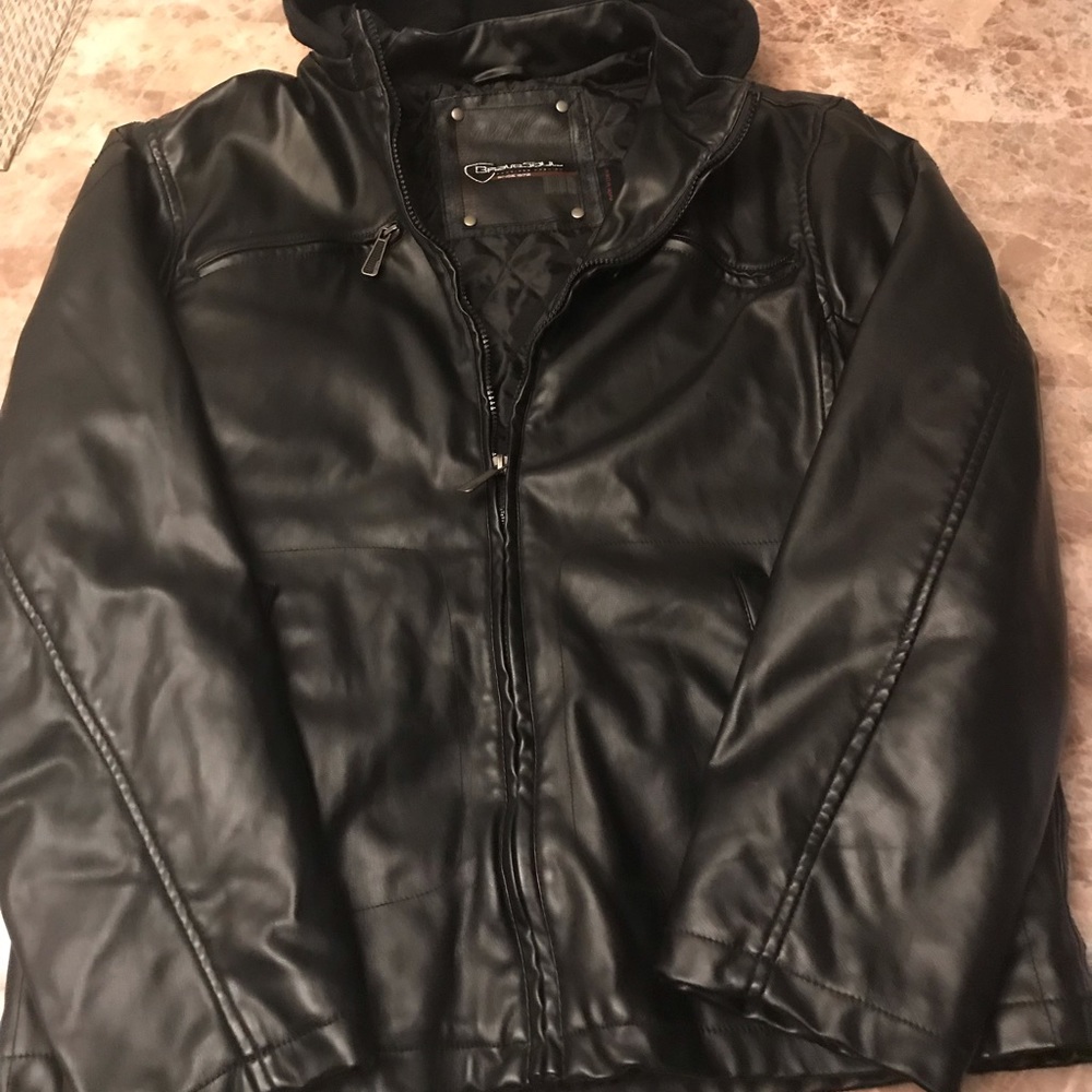 Brave soul faux leather jacket